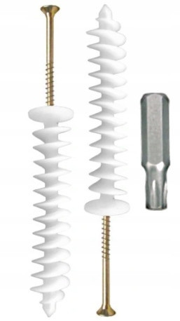 SCREW PINS FOR STYROFOAM 125mm + SCREW 20 pcs