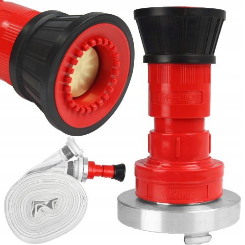  WATER NOZZLE END OF FIRE HOSE 1''