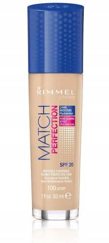  Rimmel Match Perfection Foundation 100 Ivory