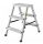 Drabest ladder 2.62 m aluminum up to 125 kg