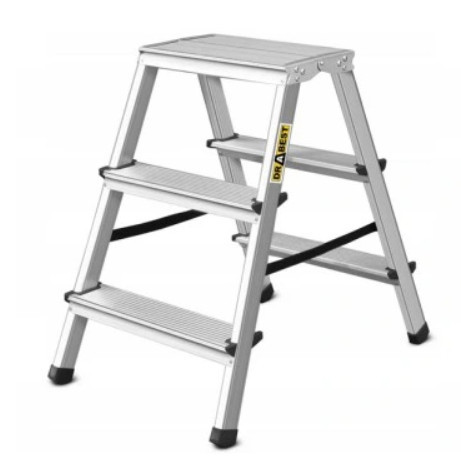 Drabest ladder 2.62 m aluminum up to 125 kg