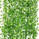  Artificial Ivy 24pcs Wall Balcony Garland Artificial Leaves 50m