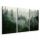 Images sur le mur triptyque mural FORÊT DANS LE BROUILLARD décor 3D 120x80