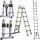 DayPlus Ladder 3.8 m Aluminium 12 to 150 kg