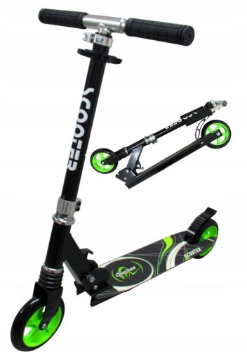  R-Sport two-wheeled folding scooter, green