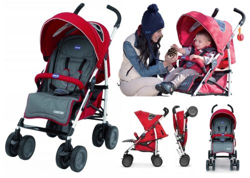  Chicco Multiway Evo Fire Stroller, red