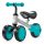  Kinderkraft Cutie 12" Balance Bike Black, Grey, Turquoise