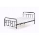  Halmar Linda double bed 120x200 cm black