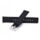  Watch Strap 20MM BLACK Canvas Webbing NATO