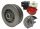 Centrifugal clutch for engine, 147 x 25.4 mm, 2 belts