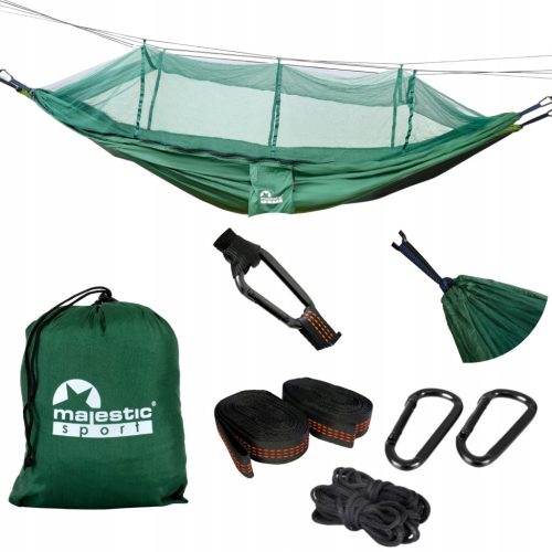  Majestic Sport Hammock without bar, green tones, 250 kg, 260 x 140