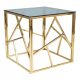  Signal Scandic square bench 55 x 55 x 55 cm made of metal
