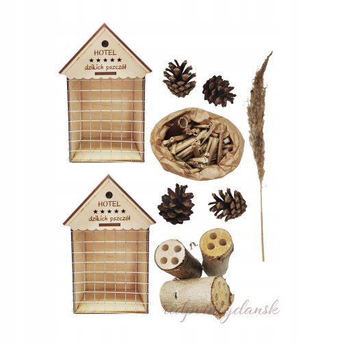  Insect houses, 2 pieces, for self-assembly
