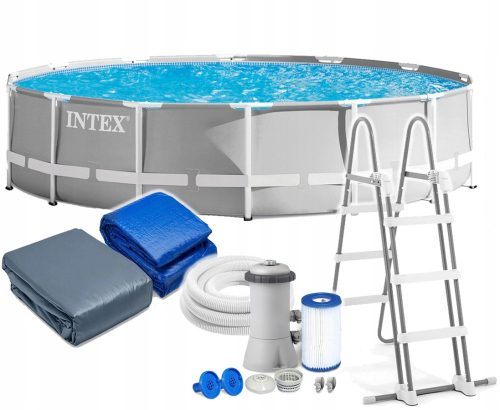 Intex Rundrahmenpool 427 x 427 cm