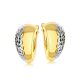  BEAUTIFUL GOLDEN EARRINGS ENGLISH 333 DIAMOND