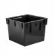  Prosperplast flowerpot 30 cm x 30 x 22.5 cm, plastic, black