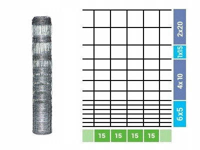 Shade net for fence - FOREST FENCE GRID 125/14/15 L 50m +