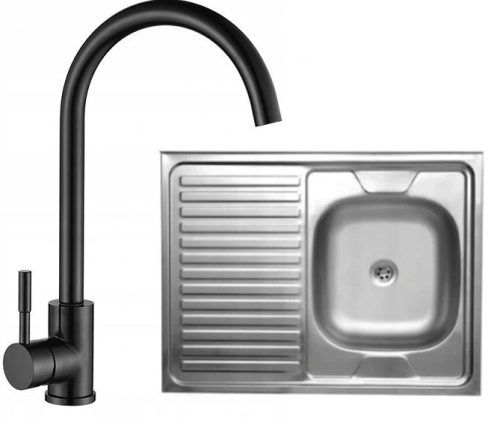 Kuchinox 60 single-bowl sink made of stainless steel