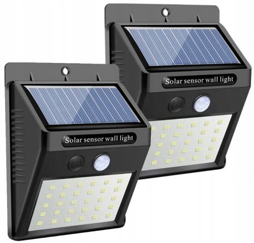  SuperLED solar lamp, black, 12.4 cm, 1 pc.