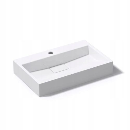 Swiss Meyer Gono rectangular countertop washbasin