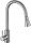 Fala Steely silver floor-standing kitchen faucet