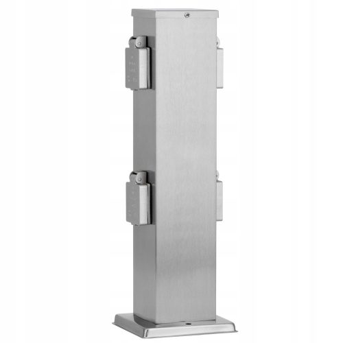  Square light pole Ledar (without) 39 cm silver