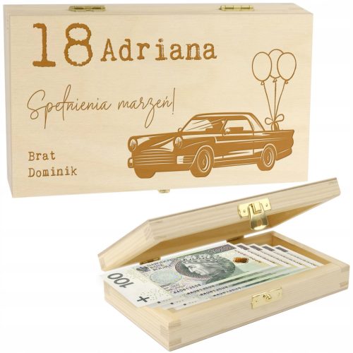  18th birthday gift – money box