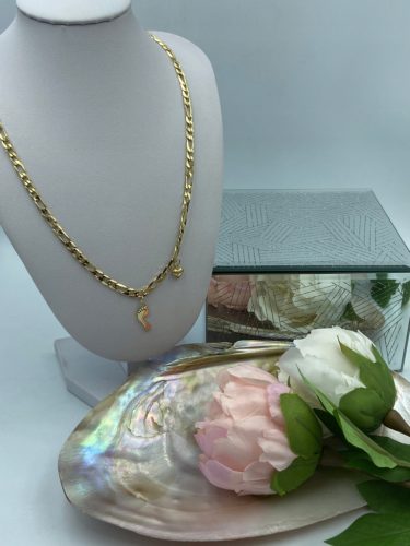  Celebrity Necklace Blueberry Foot Heart 316L