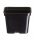  Zoigarden flowerpot 9 cm x 9 x 9 cm, diameter 9 cm, black plastic