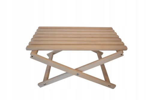  Beach coffee table made of wood, stable for sun loungers