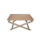  Beach coffee table made of wood, stable for sun loungers