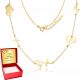  Gold Chain 925 Celebrity Heart Pulse Lightning