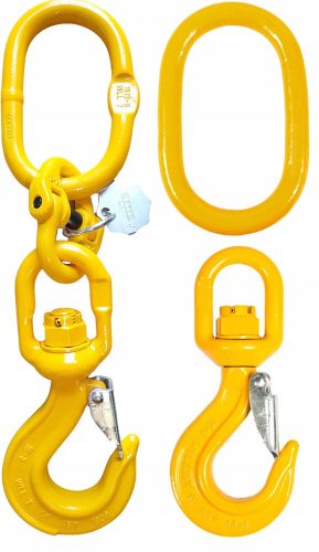 ROTATING HOOK 5t 5.3T + LINK 1C SINGLE CE APPROVAL