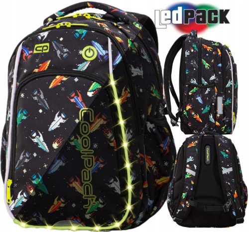  CoolPack multi-compartment school backpack, multi-coloured, 19 years