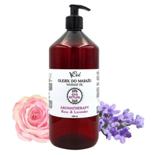  VCee Rose & Lavender 1000 ml massage oil