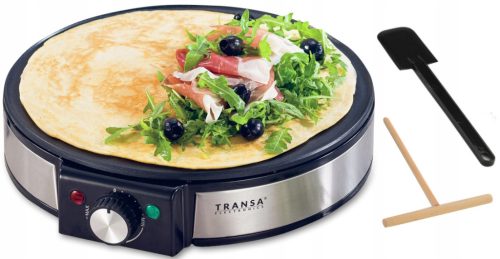  LARGE Crepe Maker FAST HEATING 30cm XXL TRANSA ELECTRONICS 1500W