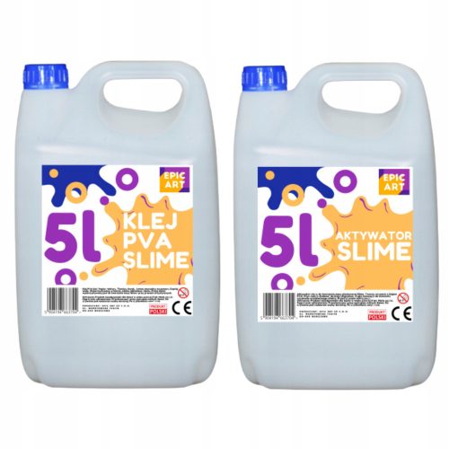  Set PVA GLUE for SLIME 5 LITER + ACTIVATOR 5L