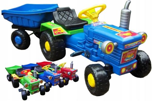  Marioinex Children's Tractor Red, Blue, Green