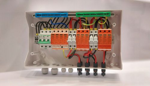 PV DC/AC switchgear 1000V photovoltaic 2 strings