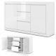  Bim Furniture Bello Bianco III chest of drawers 150 x 40 x 89 cm white glossy