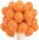  Orange LARGE matte balloons 1-99 birthday 100x