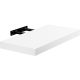  Stilista shelf made of laminated board 90 x 23.5 cm white