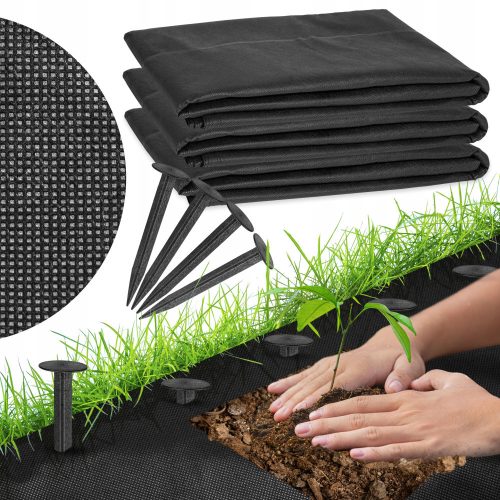 Agrartextil - Agrotextilmulch (Anti-Unkraut) Garden Mill black 320 x 2000 cm 50 g/m²