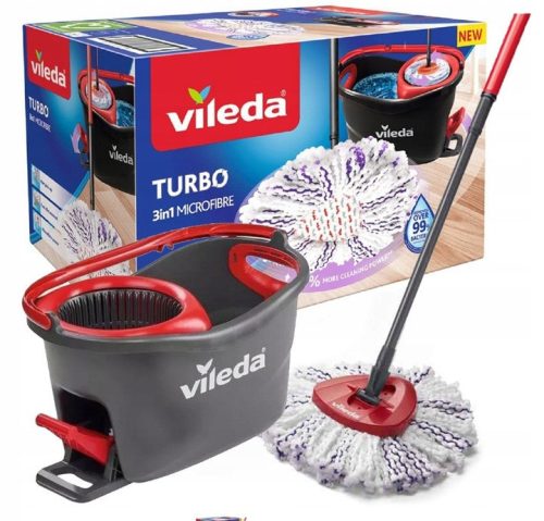 Vileda Turbo 3in1 bucket and strip mop