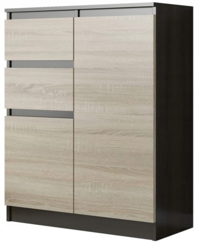  Mobene Modern chest of drawers 80 x 40 x 98 cm Wenge matt