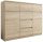  Mobene Modern Chest of Drawers 120 x 40 x 98 cm, matt Sonoma oak