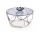  Halmar Venus round coffee table 80 x 80 x 44 cm silver