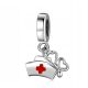  CHARMS PENDANT NURSE CHARMS HEART ZIRCONS