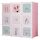  Omna CUBES ANIMALS wardrobe 110 x 110 x 37 cm in pink tones