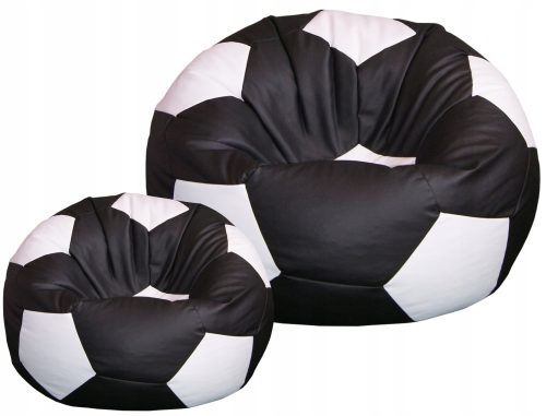  GREAT Pouf Armchair Football XXXL TOFFEL Eco-Leather